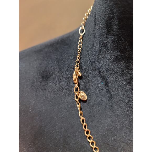 Charming Charlie Women's Statement Black Teardrop Bib Necklace - Picture 7 of 9